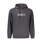 Napapijri Black Cotton Sweatshirt - Eljoys Fashion 