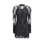 Blumarine Black Polyamide Cocktail Dress - Eljoys Fashion 