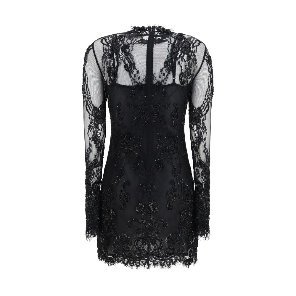 Blumarine Black Polyamide Cocktail Dress - Eljoys Fashion 