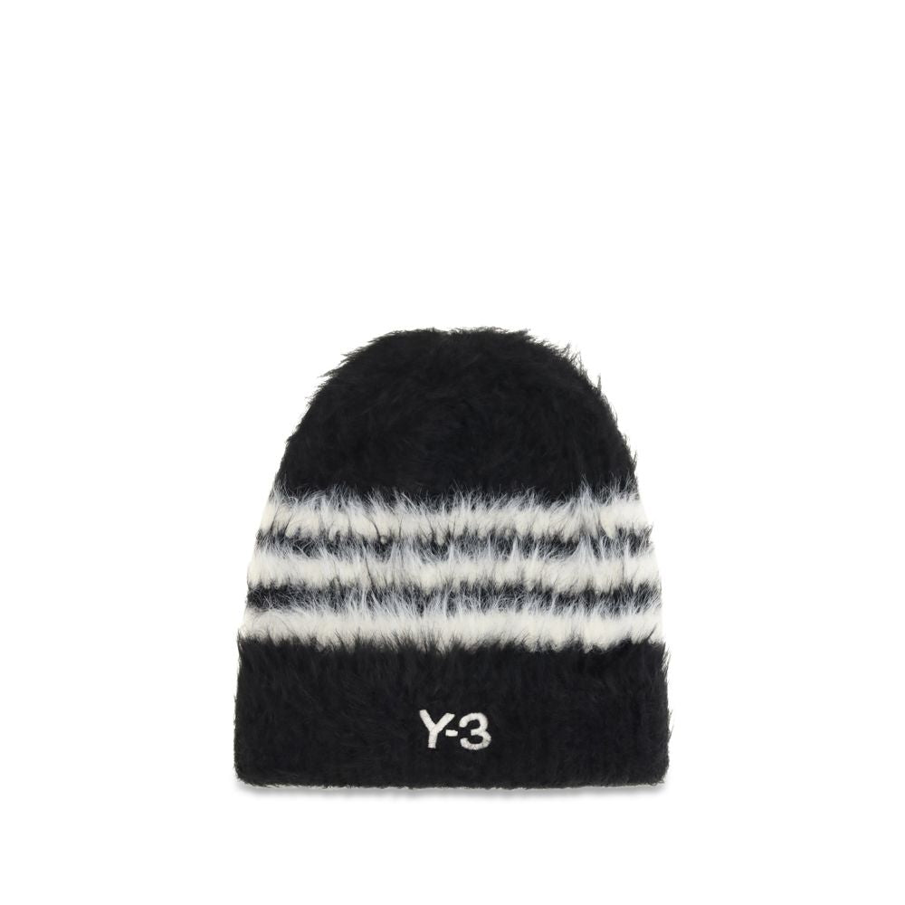 Y-3 Black Recycled Polyamide Beanie - Eljoys Fashion 