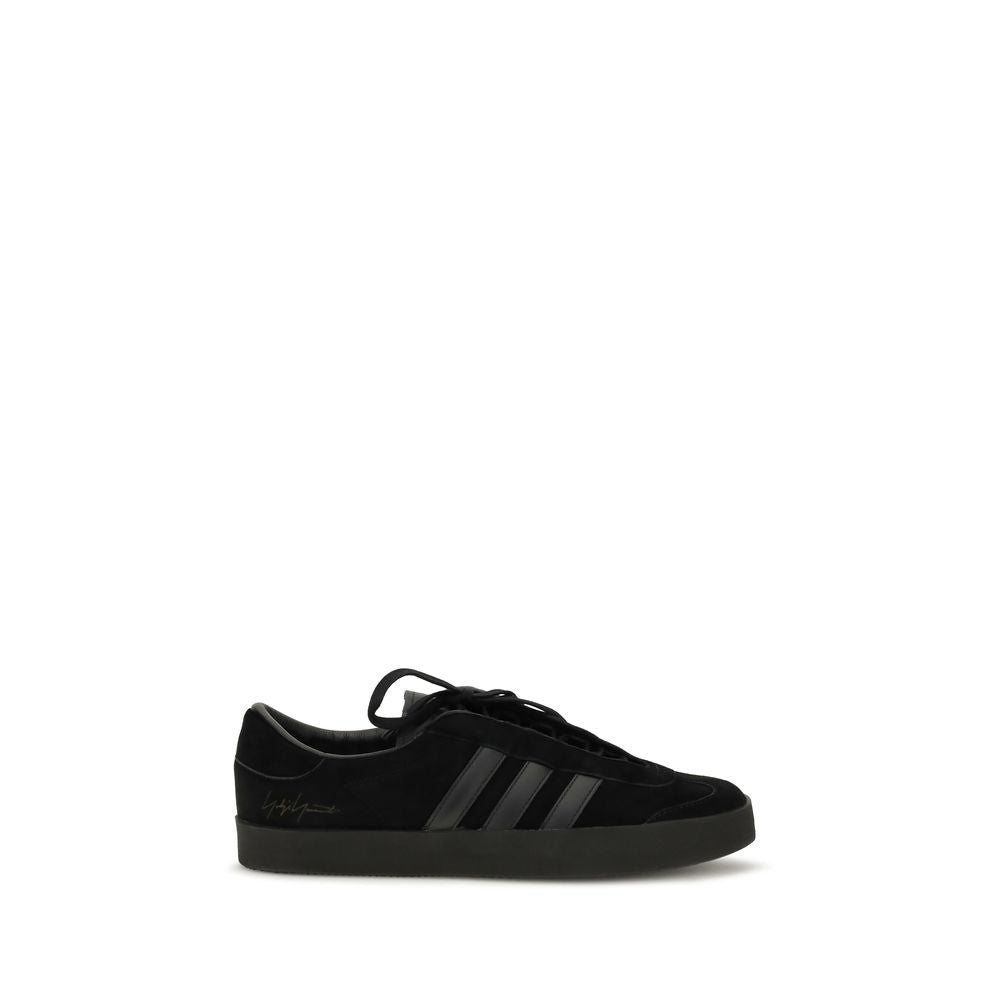 Y-3 Black Calf Leather Bos Taurus Athletic Sneakers - Eljoys Fashion 