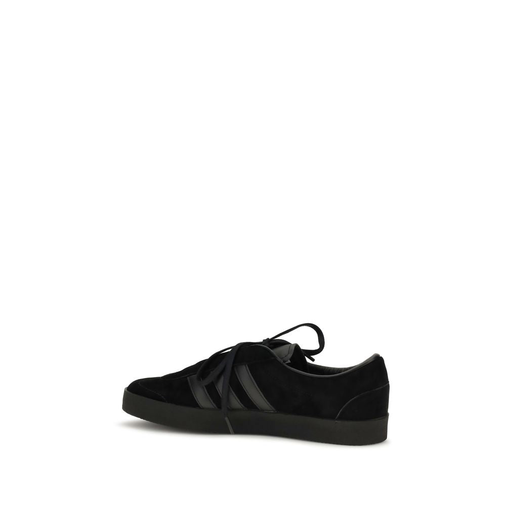 Y-3 Black Calf Leather Bos Taurus Athletic Sneakers - Eljoys Fashion 
