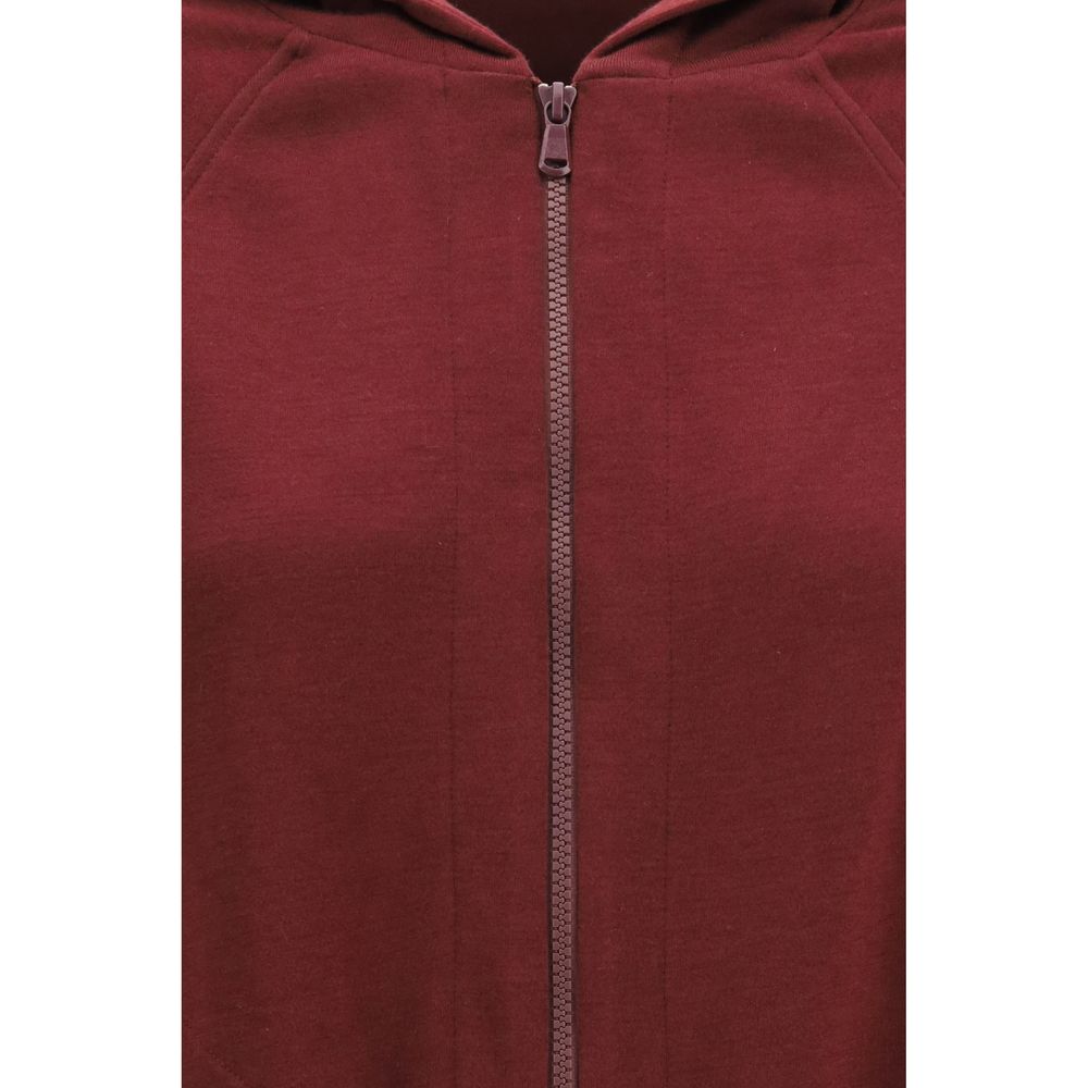 Brunello Cucinelli Bordeaux Cotton Sweatshirt - Eljoys Fashion 