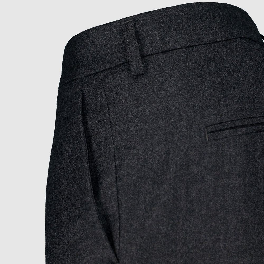 Autore Gray Wool Dress Pants - Eljoys Fashion 