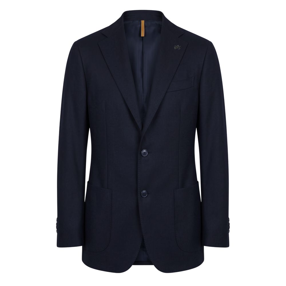 Roberto Pepe Luxury Blue Viscose Men Jacket - Eljoys Fashion 
