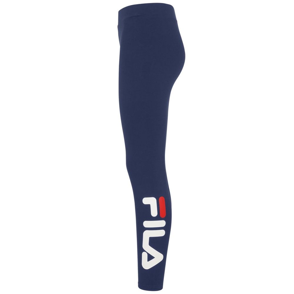 Fila Blue Cotton Leggings - Eljoys Fashion 