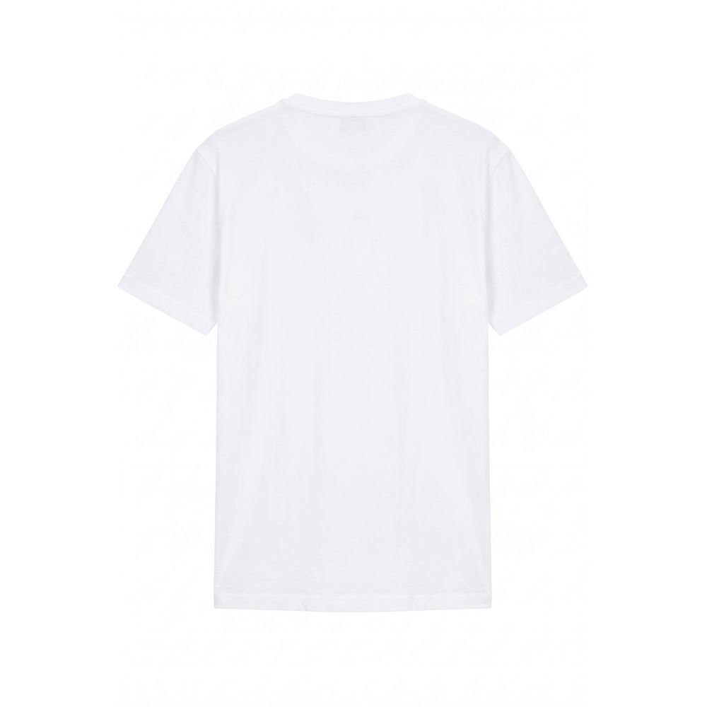 Baldinini Trend White Cotton Men T-Shirt - Eljoys Fashion 