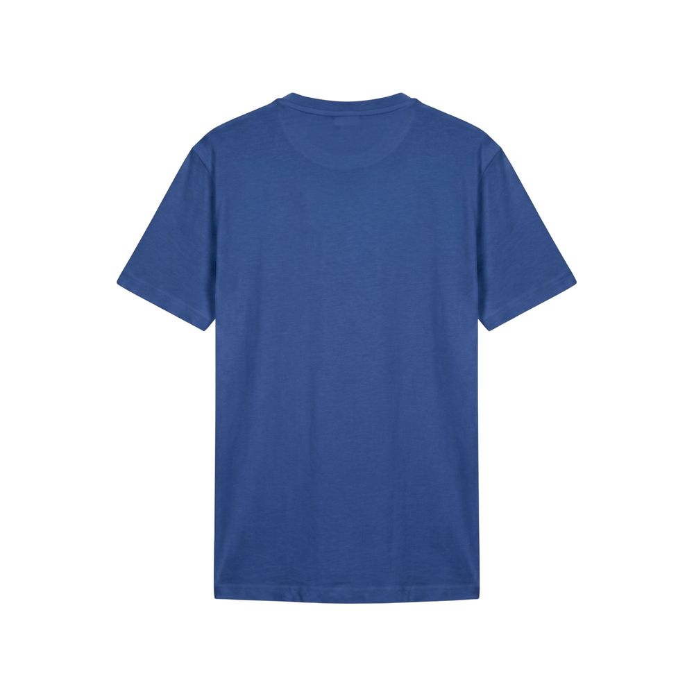 Baldinini Trend Blue Cotton Men T-Shirt - Eljoys Fashion 