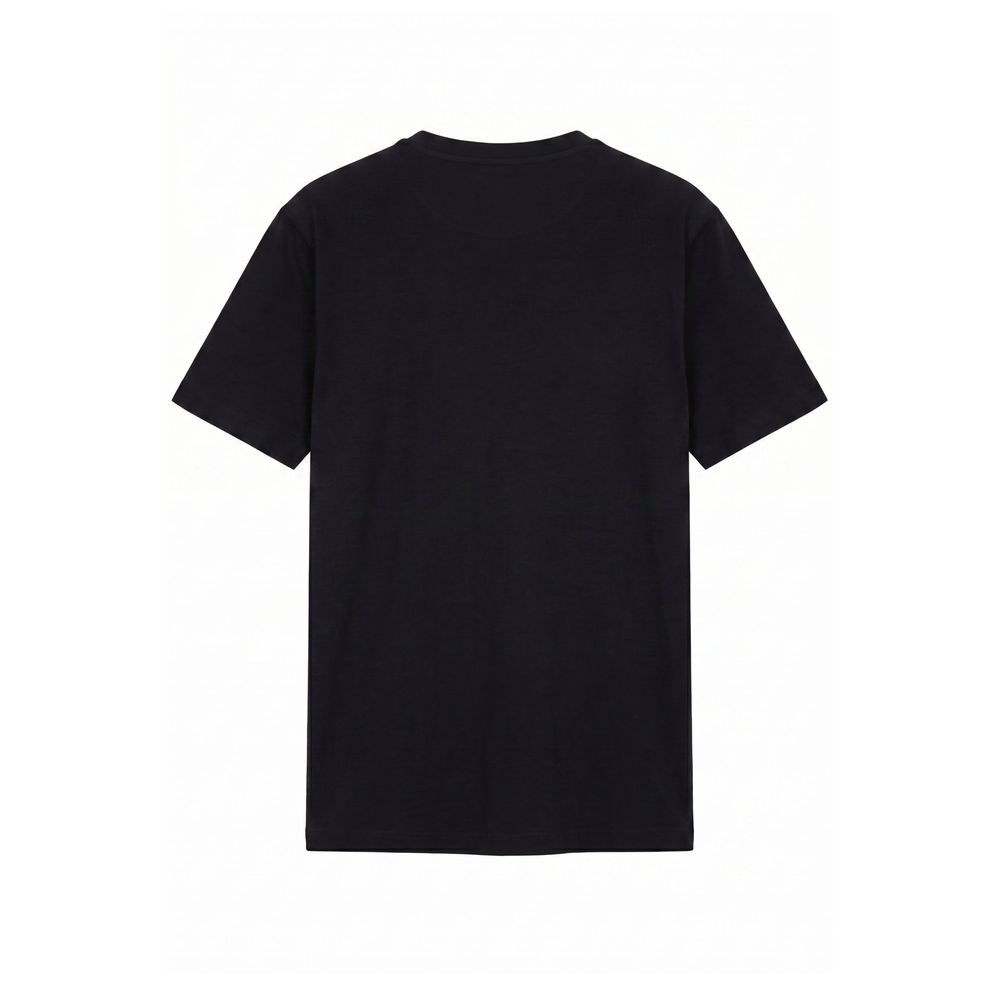 Baldinini Trend Black Cotton Men T-Shirt - Eljoys Fashion 