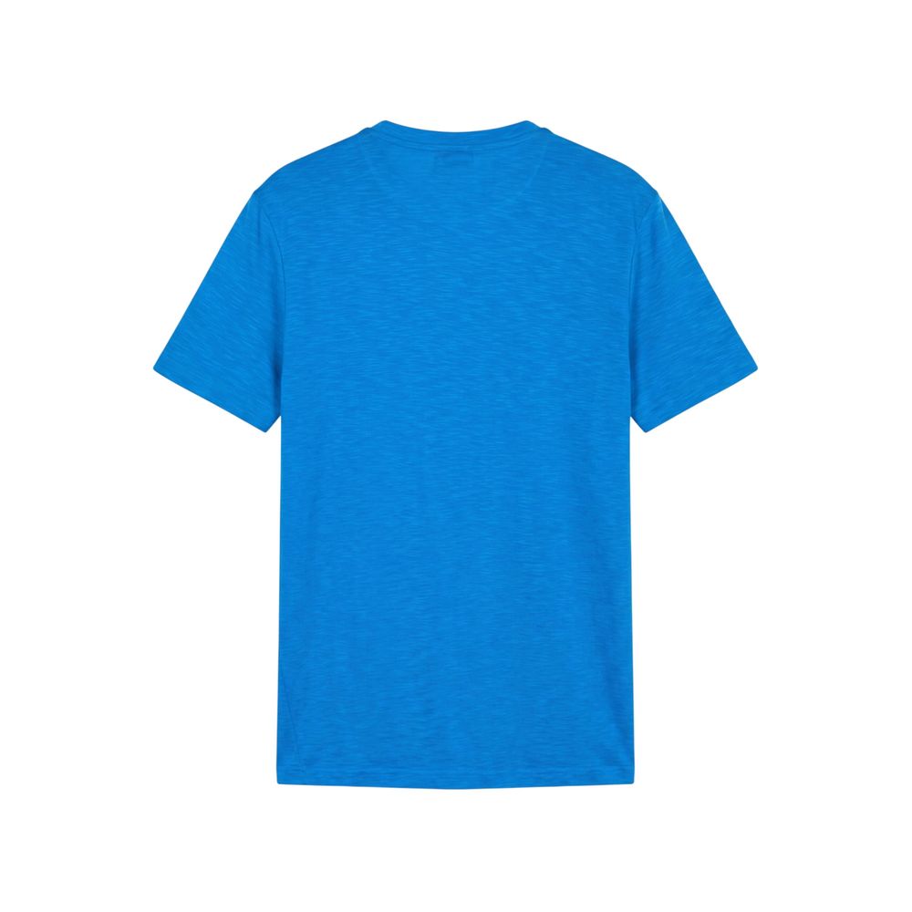 Baldinini Trend Light Blue Cotton Men T-shirt - Eljoys Fashion 