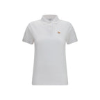 Maison Kitsuné White Cotton Polo Shirt