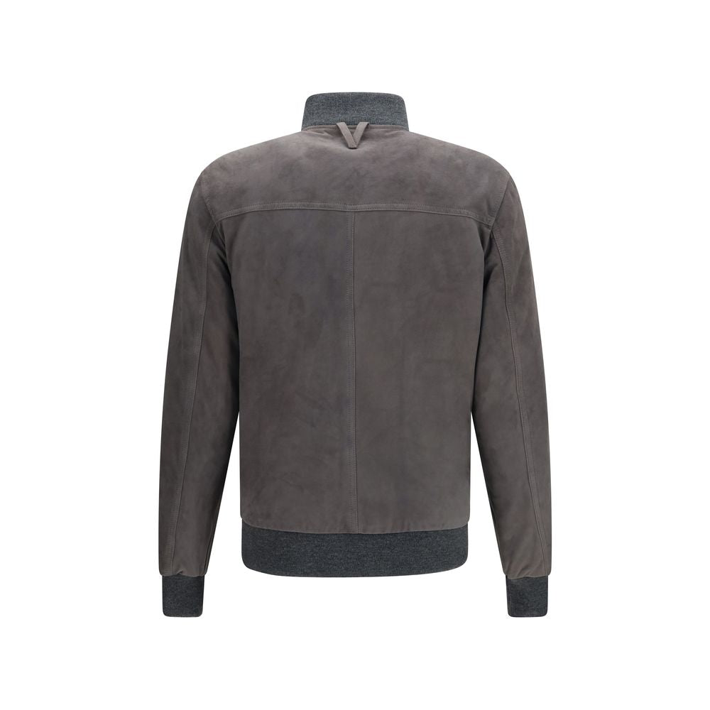 Valstar Brown Calf Leather Bos Taurus Bomber - Eljoys Fashion 