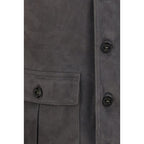 Valstar Brown Calf Leather Bos Taurus Bomber - Eljoys Fashion 