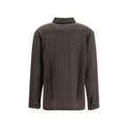 Missoni Brown Cashmere Dress Shirt