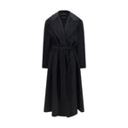 Dolce & Gabbana Black Wool Oves Aries Coat