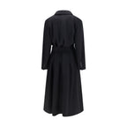 Dolce & Gabbana Black Wool Oves Aries Coat