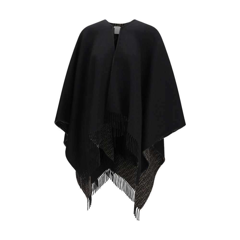 Fendi Black Wool Oves Aries Scarf - Eljoys Fashion 