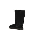 UGG Black Suede Leather Lace-Up Boots - Eljoys Fashion 