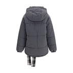 MARBELL Gray Polyamide Full-Length Jacket - Eljoys Fashion 