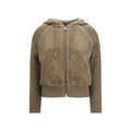 Moose Knuckles Brown Wool Oves Aries Hoodie - Eljoys Fashion 