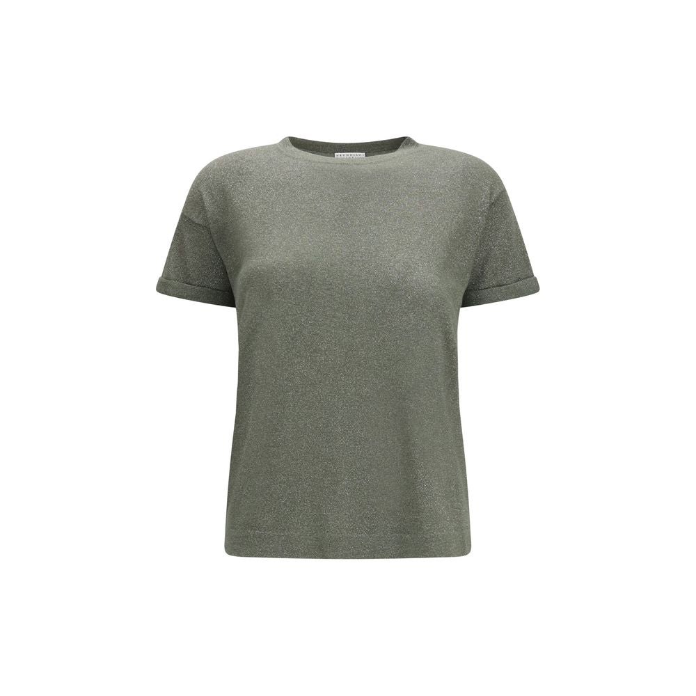 Brunello Cucinelli Bicolor Nylon T-Shirt - Eljoys Fashion 