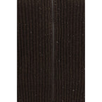 Brunello Cucinelli Brown Cashmere Sweatshirt - Eljoys Fashion 