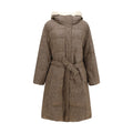 Brunello Cucinelli Brown Wool Oves Aries Coat - Eljoys Fashion 