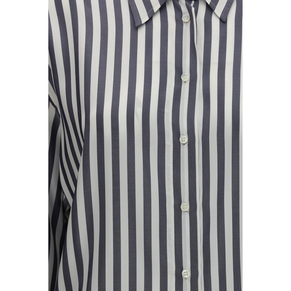 Brunello Cucinelli Multicolor Silk Shirt - Eljoys Fashion 