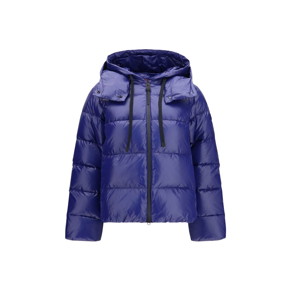 Peuterey Blue Polyamide Full-Length Jacket - Eljoys Fashion 