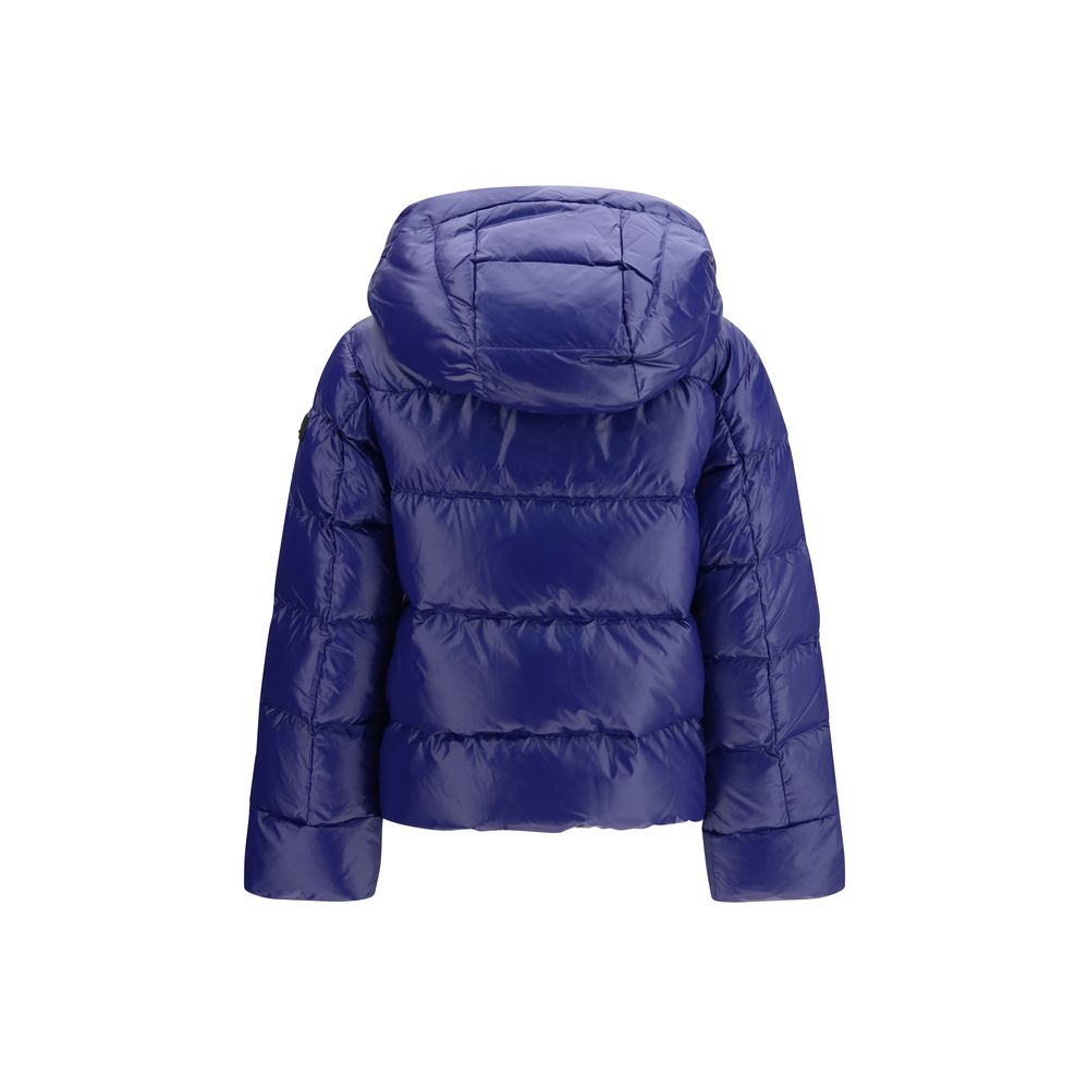 Peuterey Blue Polyamide Full-Length Jacket - Eljoys Fashion 
