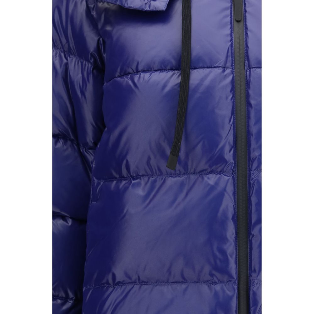 Peuterey Blue Polyamide Full-Length Jacket - Eljoys Fashion 