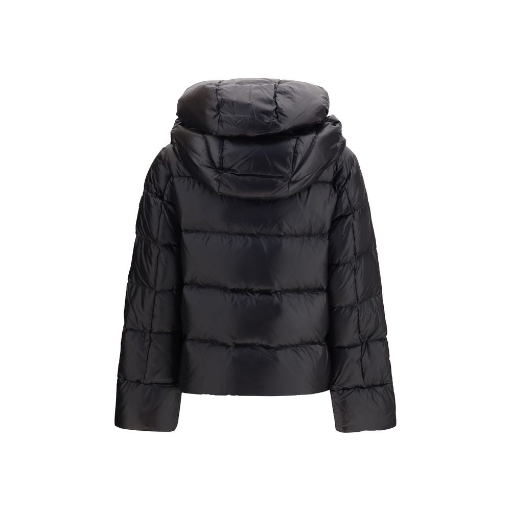 Peuterey Black Polyamide Full-Length Jacket - Eljoys Fashion 