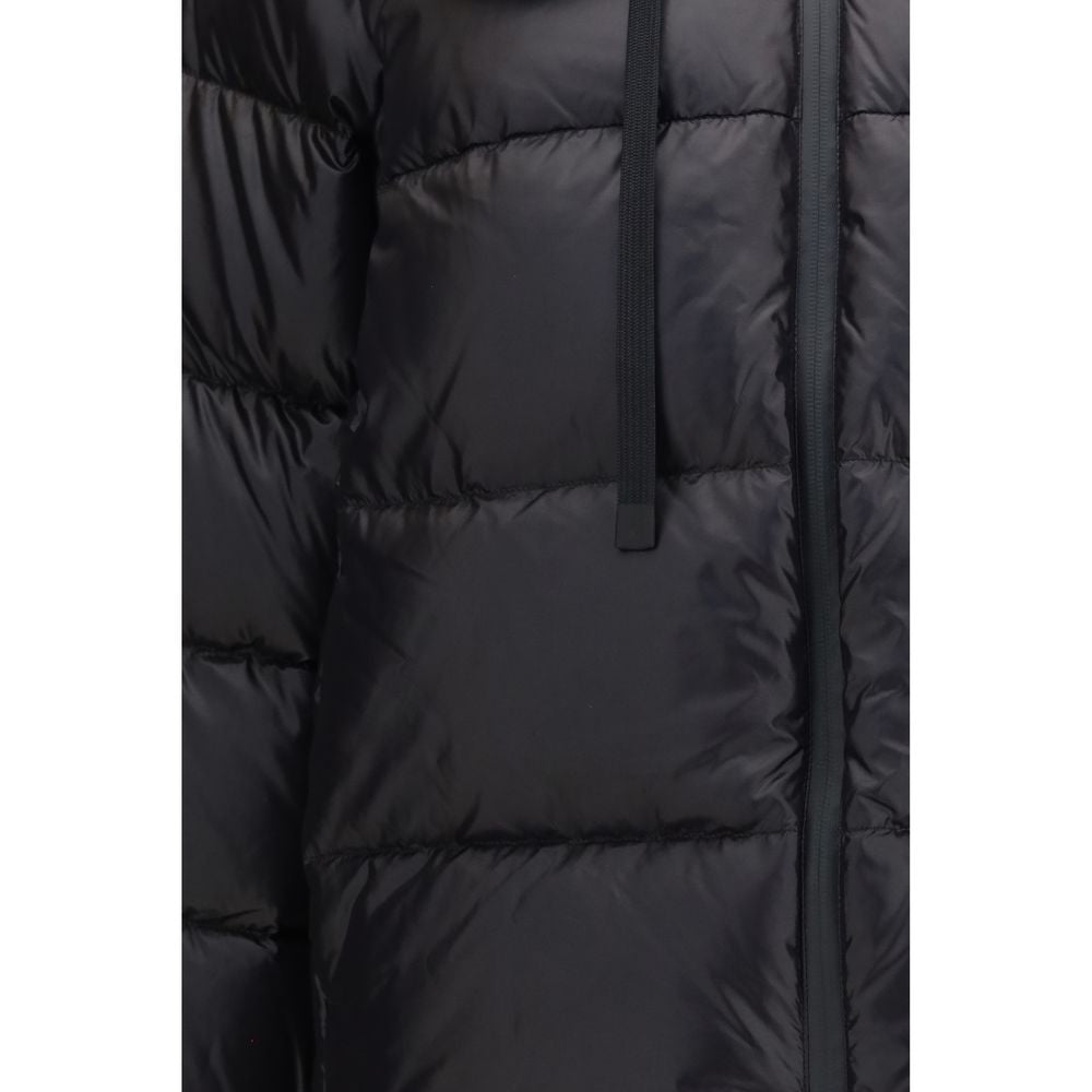Peuterey Black Polyamide Full-Length Jacket - Eljoys Fashion 