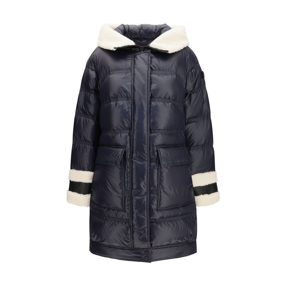 Peuterey Blue Polyamide Full-Length Jacket - Eljoys Fashion 