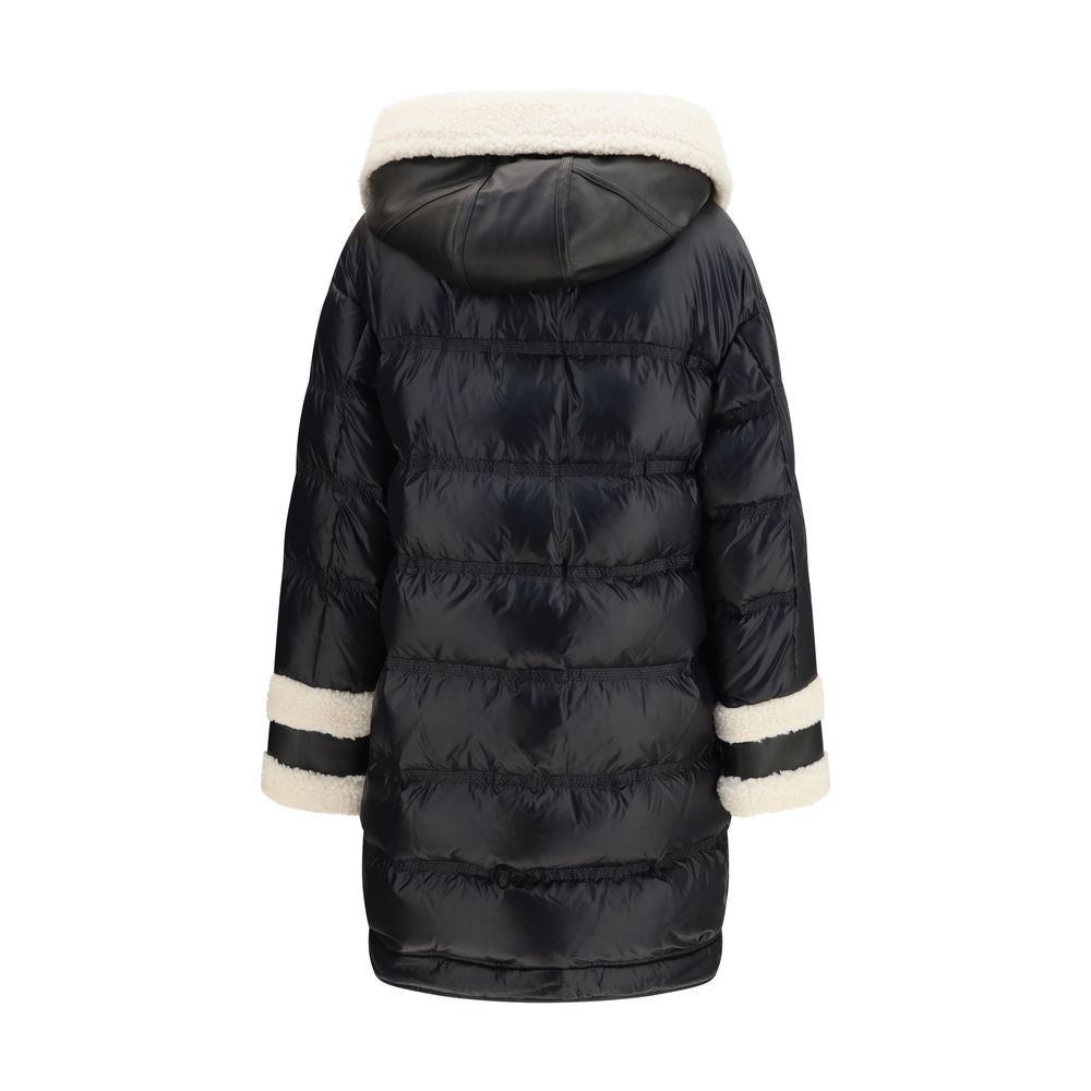 Peuterey Black Polyamide Full-Length Jacket - Eljoys Fashion 