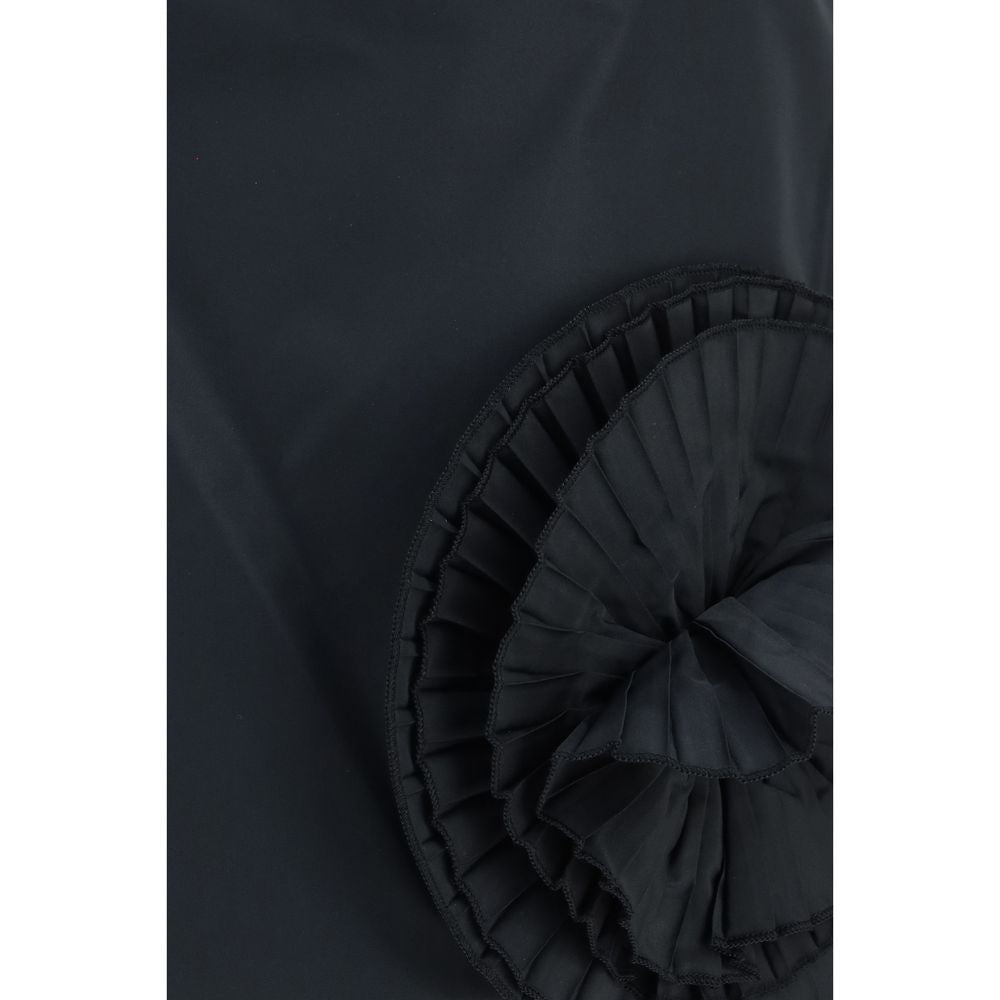 Blumarine Black Polyester Mini Skirt - Eljoys Fashion 