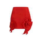 Blumarine Red Polyester Mini Skirt - Eljoys Fashion 
