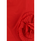 Blumarine Red Polyester Mini Skirt - Eljoys Fashion 