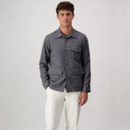 Autore Gray Cashmere Full-Length Jacket - Eljoys Fashion 