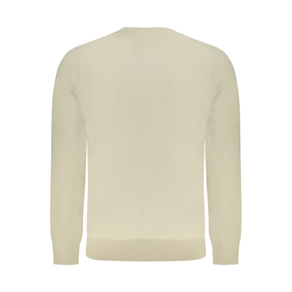 Hugo Boss Beige Cotton Men's Sweater - Eljoys Fashion 