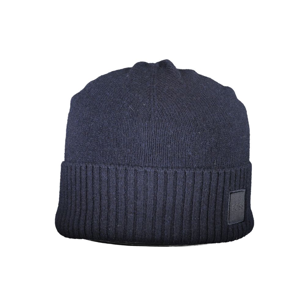 Hugo Boss Blue Wool Men's Cap - Eljoys Fashion 