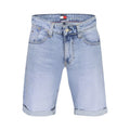 Tommy Hilfiger Azzurro Cotton Men's Denim Short - Eljoys Fashion 