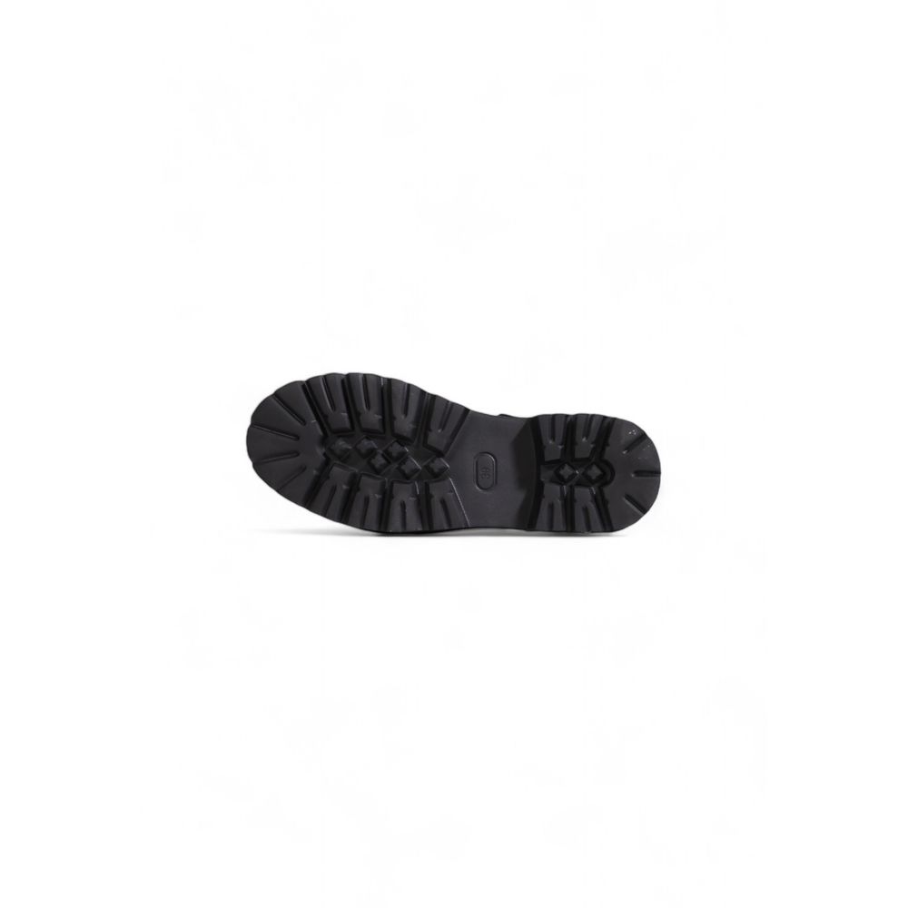 Cult Black Leather Platform Pumps - Eljoys Fashion 