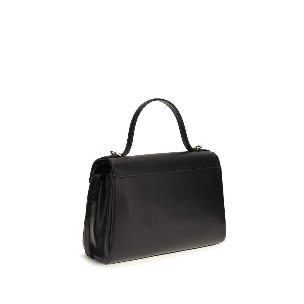 Savette Black Calf Leather Bos Taurus Handbag - Eljoys Fashion 