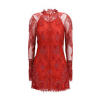 Blumarine Red Polyamide Cocktail Dress - Eljoys Fashion 