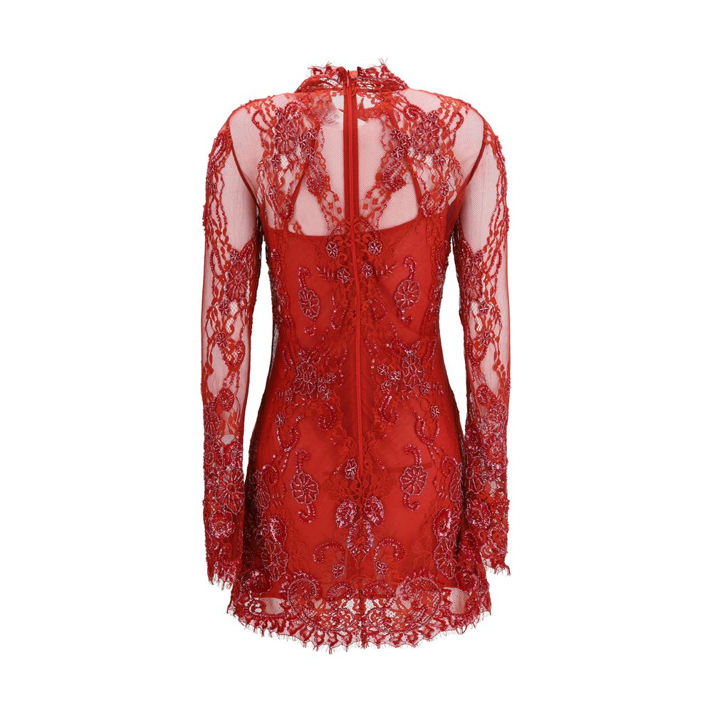 Blumarine Red Polyamide Cocktail Dress - Eljoys Fashion 