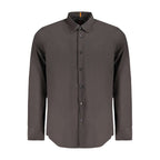 Hugo Boss Black Cotton Men's Shirt - Eljoys Fashion 