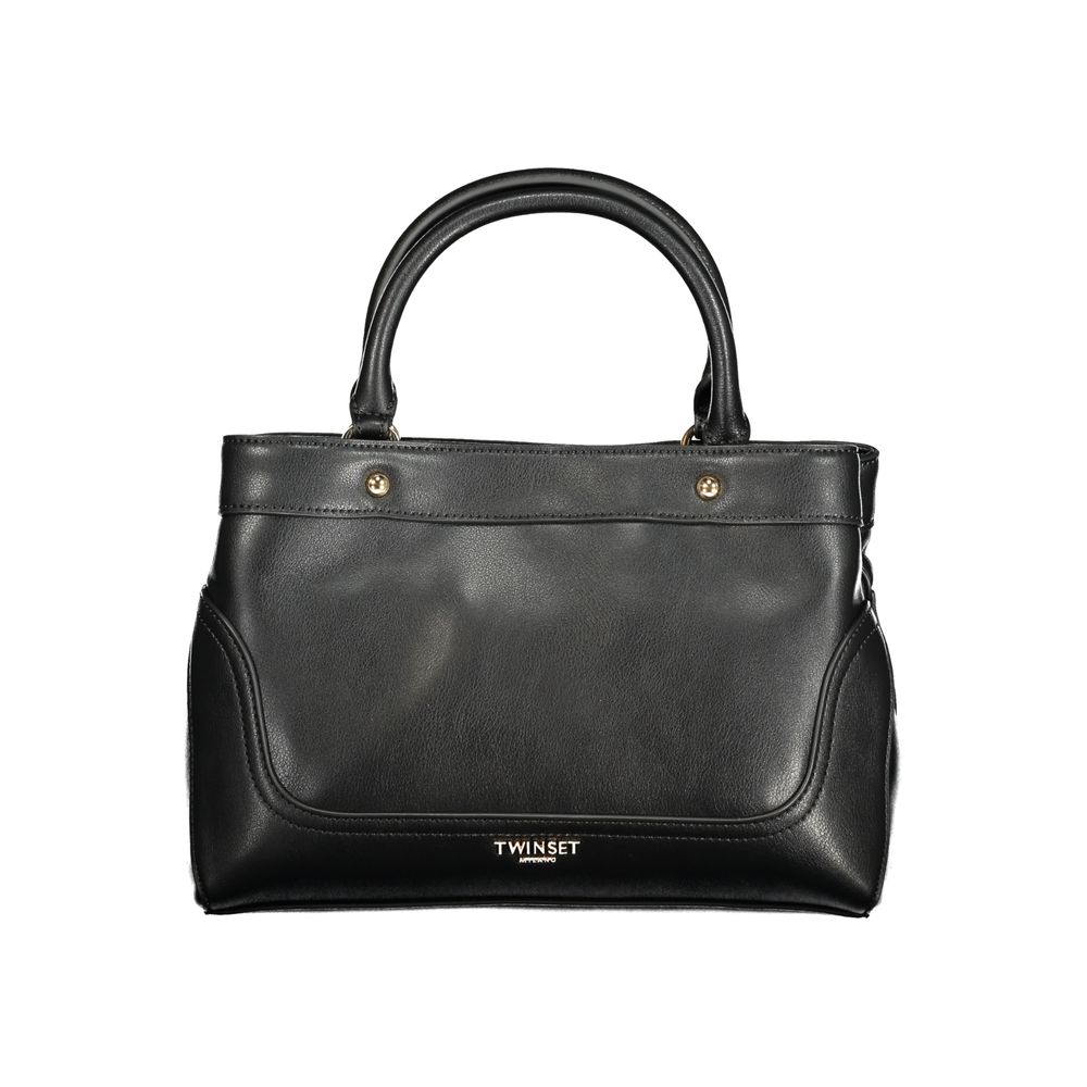 Twinset Black Polyurethane Women's Bag - Eljoys Fashion 