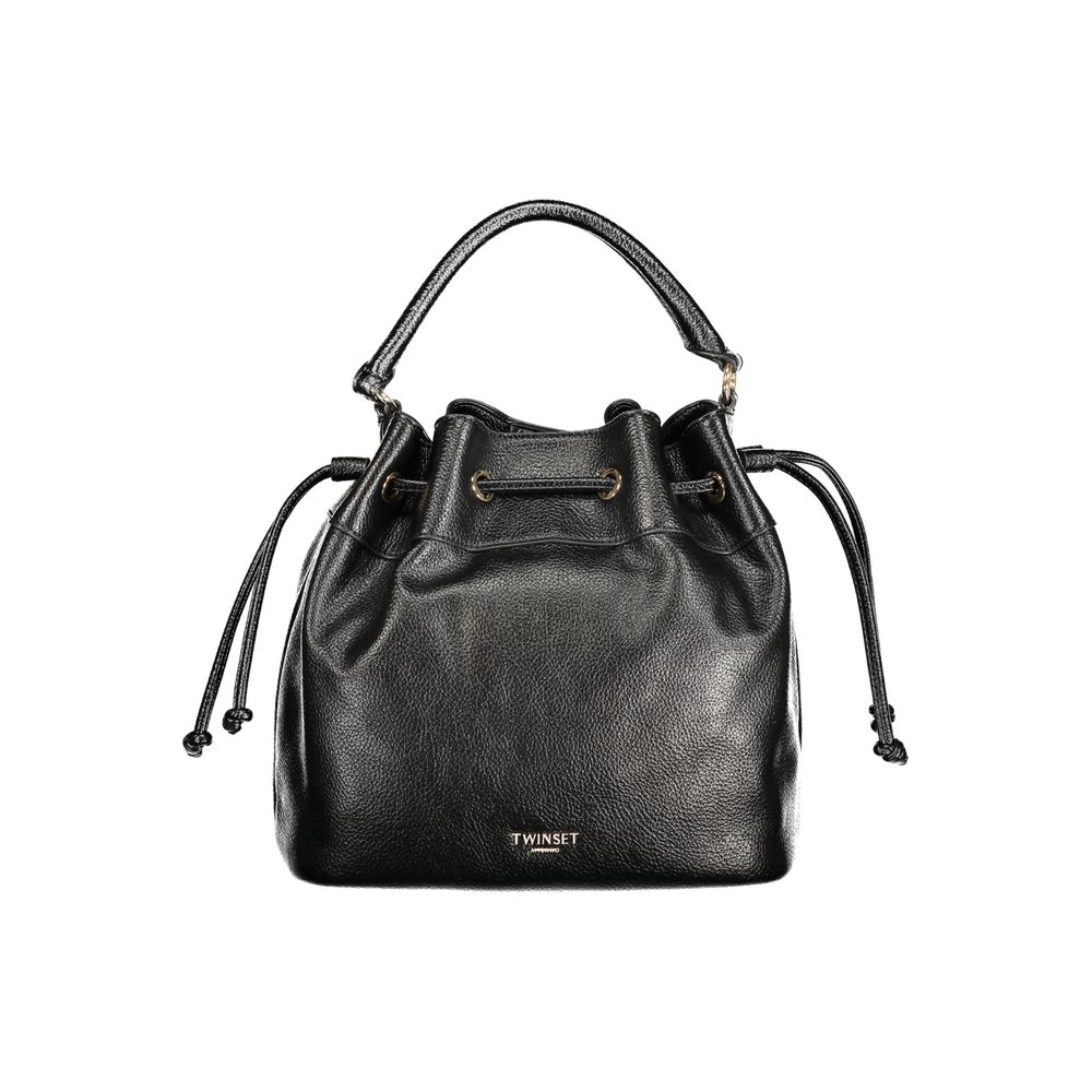 Twinset Black Polyurethane Women's Bag - Eljoys Fashion 