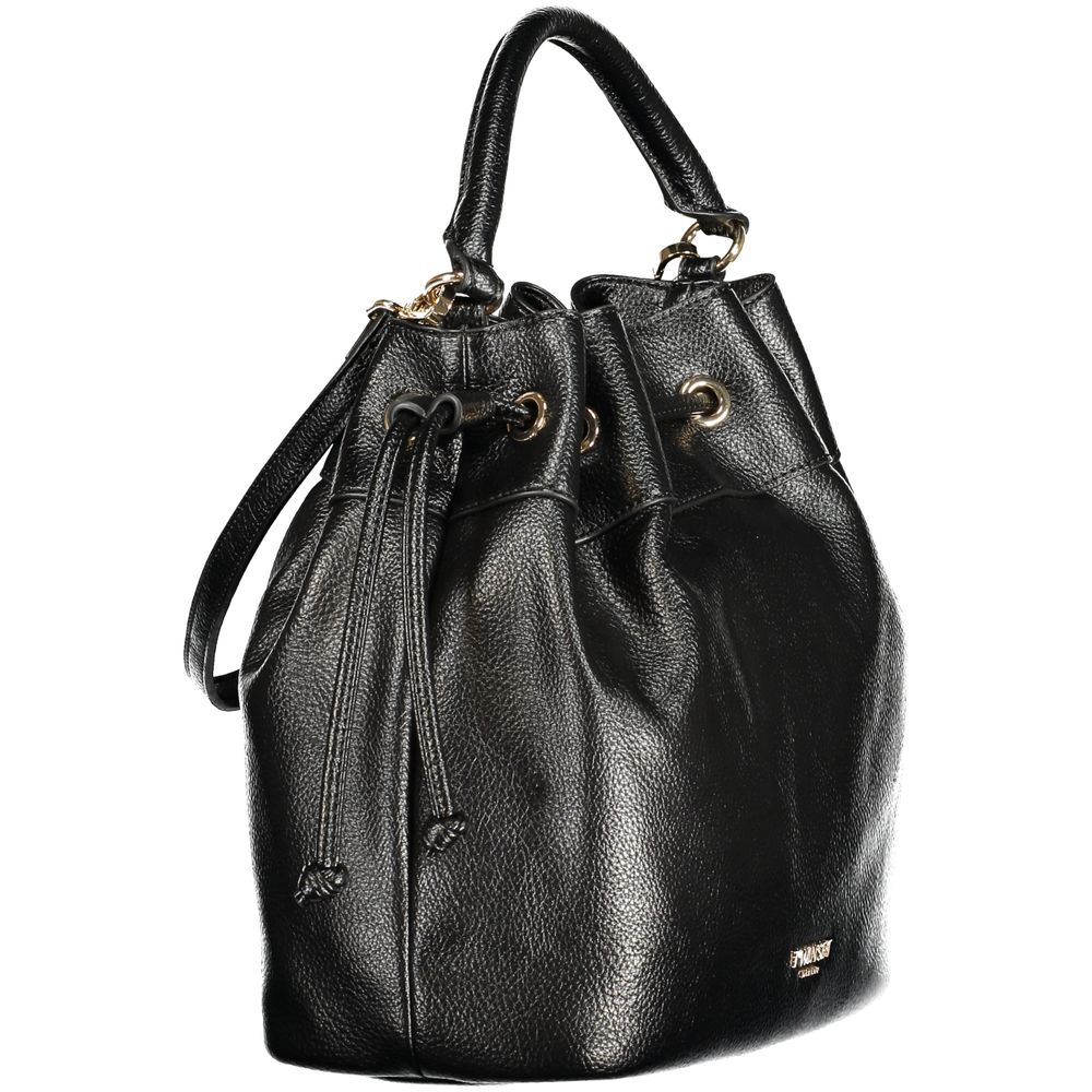 Twinset Black Polyurethane Women's Bag - Eljoys Fashion 